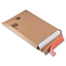 Pochettes d'expédition carton ondule brun 235x340x35 mm  x20 - Fiducial