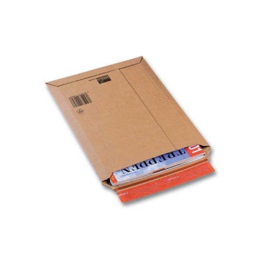 Pochettes d'expédition carton ondule brun 340x500x50 mm  x20 - Fiducial