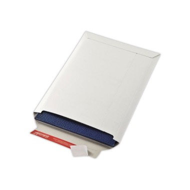 Pochettes d'expédition carton rigide blanc 17x24.5 cm  x20 - Fiducial