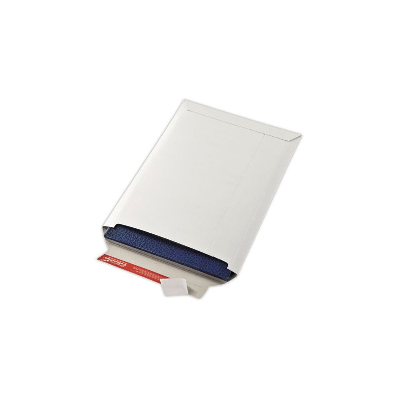 Pochettes d'expédition carton rigide blanc 17x24.5 cm  x20 - Fiducial
