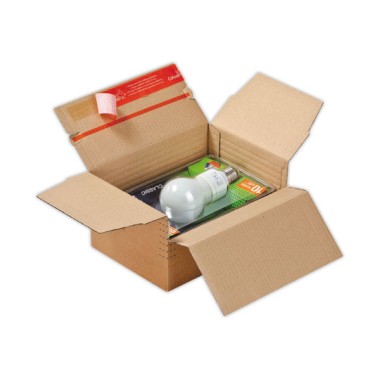 Cartons à hauteurs variables L22,9x l16,4xH5 à 11,5 cm  x10 - Fiducial
