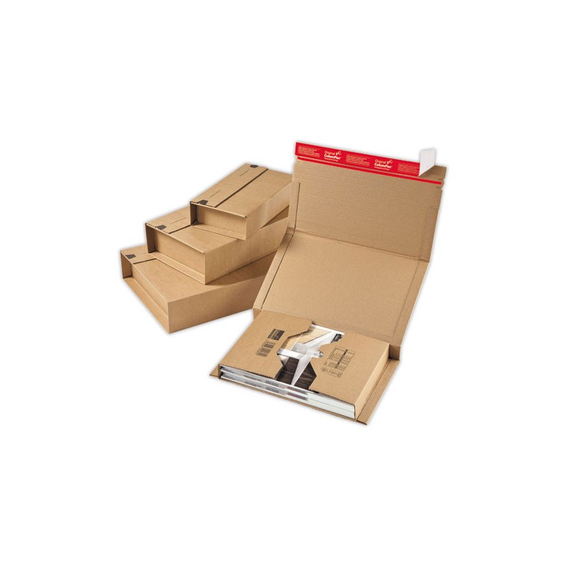 boîtes d'expédition COLOMPAC A5 217 x165 x 10 à 60 mm  x20 - Fiducial