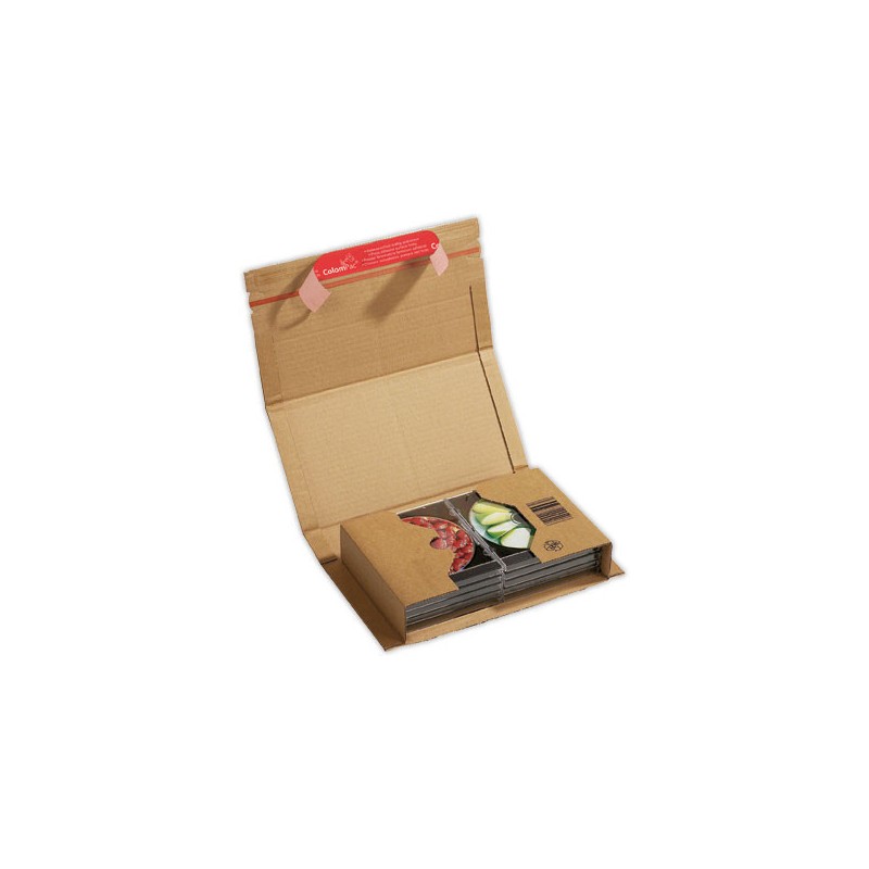 boîtes d'expédition COLOMPAC A5+ 251 x165 x 60 mm  x20 - Fiducial