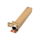 Tubes carrés en carton 43 x 10,8 x 10,8 cm  x10 - Fiducial