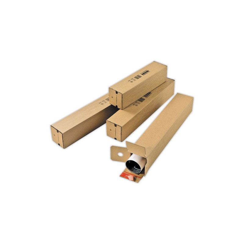 Tubes carrés en carton 61 x 10,8 x 10,8 cm  x10 - Fiducial