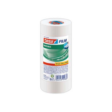 Rouleaux d'adhésif invisible TESA - 33m x 19 mm  x6 - Fiducial