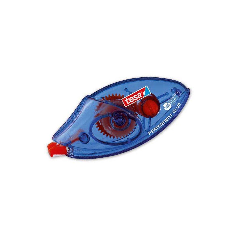 Roller de colle jetable TESA - Colle permanente - 8,5 m x 8,4 mm  - Fiducial