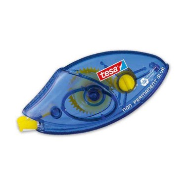 Roller de colle jetable TESA - Colle repositionnable - 8,5 m x 8,4 mm  - Fiducial