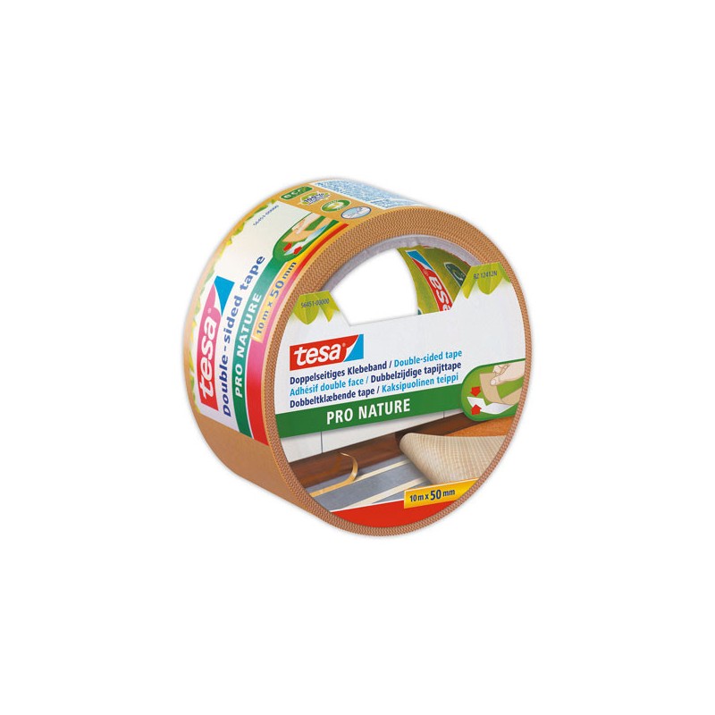 Rouleau d'adhésif double face sols TESA - 10m x 50mm  - Fiducial