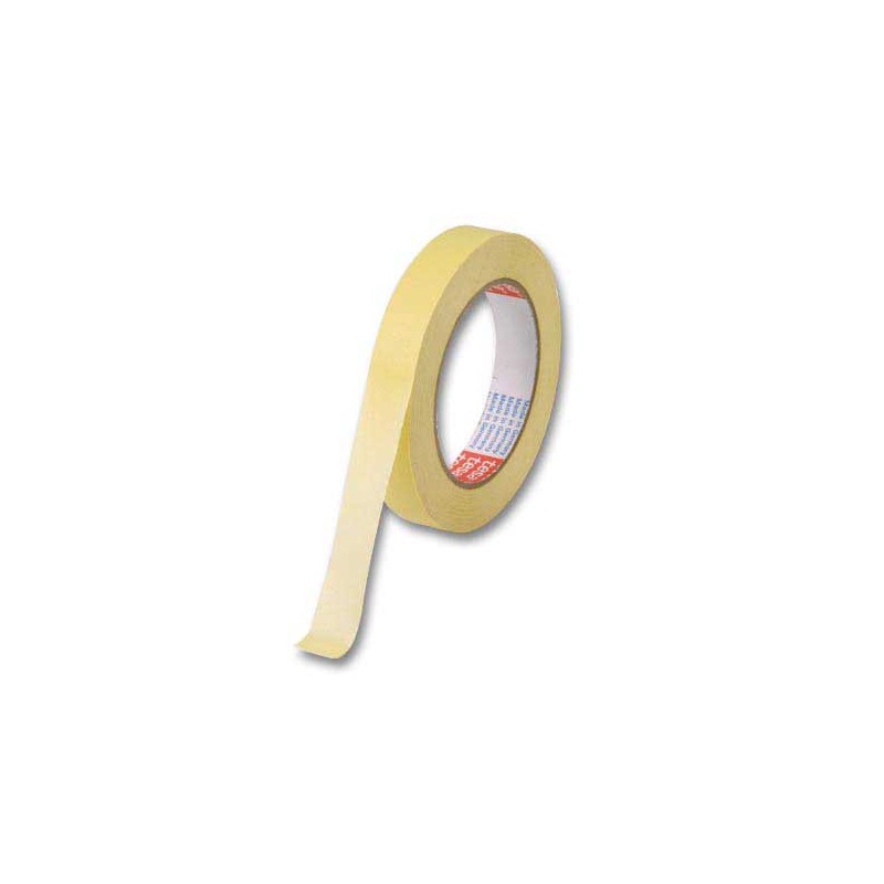 Ruban adhésif de fixation TESA en papier crêpé - 50 m x 19 mm  - Fiducial