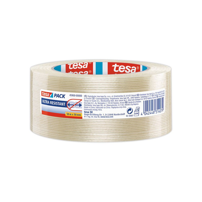 Adhésif armé Ultra résistant TESA - 50m x 50 mm  - Fiducial
