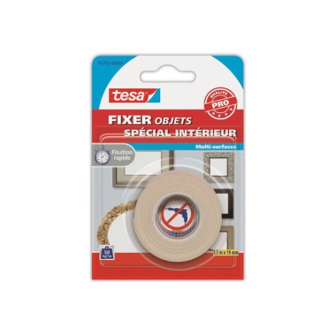 Rouleau de mousse adhésive de fixationdouble face - 1,5 m x 19 mm  - Fiducial