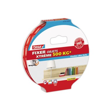 Ruban Fixer Objets Double face xTREME 500 kg 5 m x 19 mm  - Fiducial