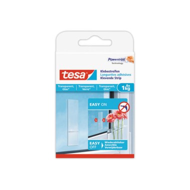 Languettes adhésives amovibles 1kg surfaces transparentes  - Fiducial