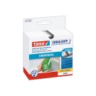 Bande auto-agrippante Universal TESA On & Off , 20 mm x 2,5 m blanc  - Fiducial
