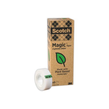 Rouleaux d'adhésif invisible SCOTCH Magic - 33 m x 19 mm  x9 - Fiducial