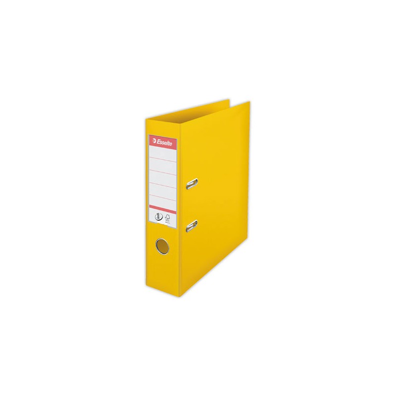 Classeur à levier classiques ESSELTE N1 Power Jaune dos 7.5cm  - Fiducial