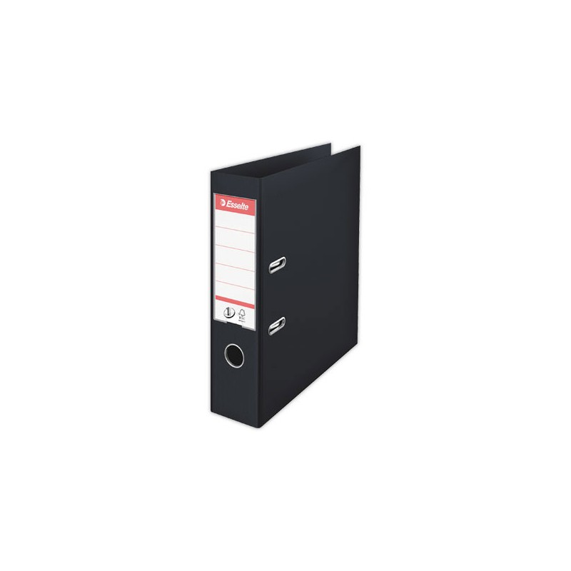 Classeur à levier ESSELTE VIVIDA N1 Power Noir Dos 7,5 cm  - Fiducial