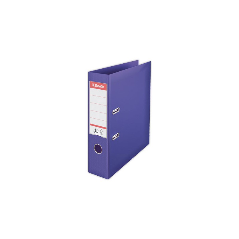 Classeur à levier classiques ESSELTE N1 Power Violet dos 7.5cm  - Fiducial