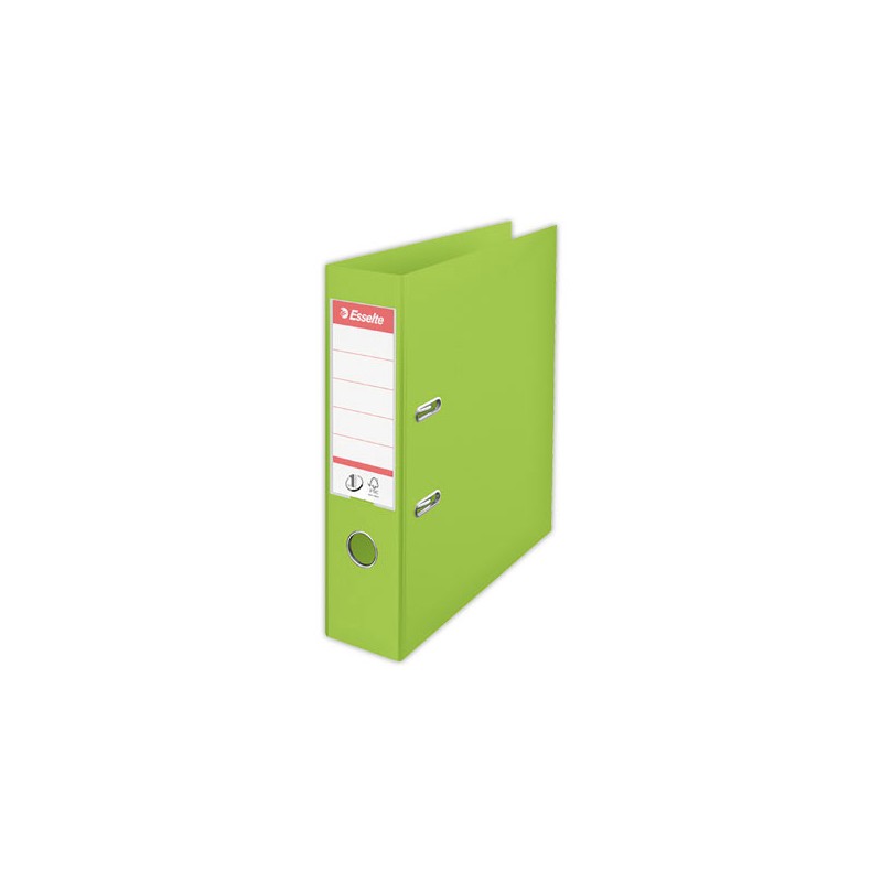 Classeur à levier ESSELTE VIVIDA N1 Power Vert Clair Dos 7,5 cm  - Fiducial