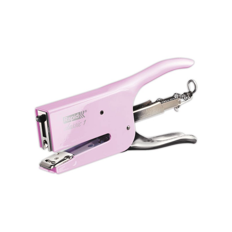 Pince agrafeuse Rapid Classique K1 rose  - Fiducial