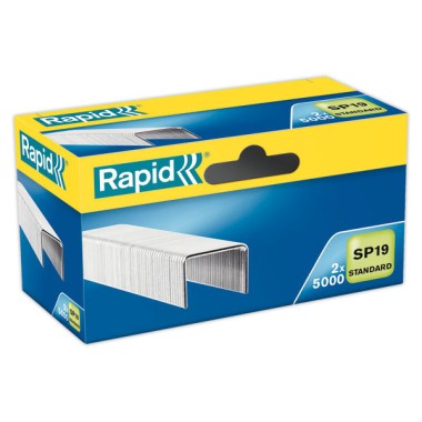Agrafes RAPID SP19 - 6mm hauteur  x10000 - Fiducial