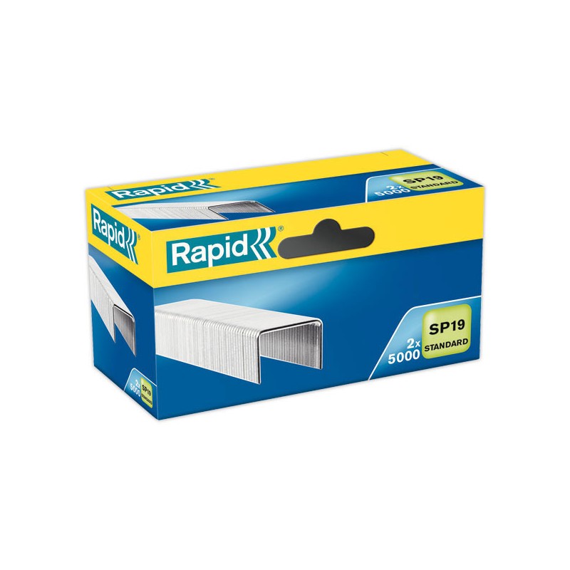 Agrafes RAPID SP19 - 6mm hauteur  x10000 - Fiducial