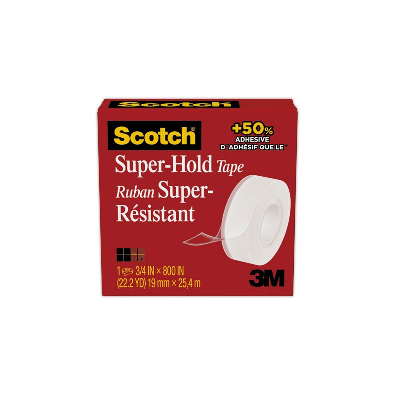 Ruban Scotch Super hold 19mm x 25,4 m  - Fiducial