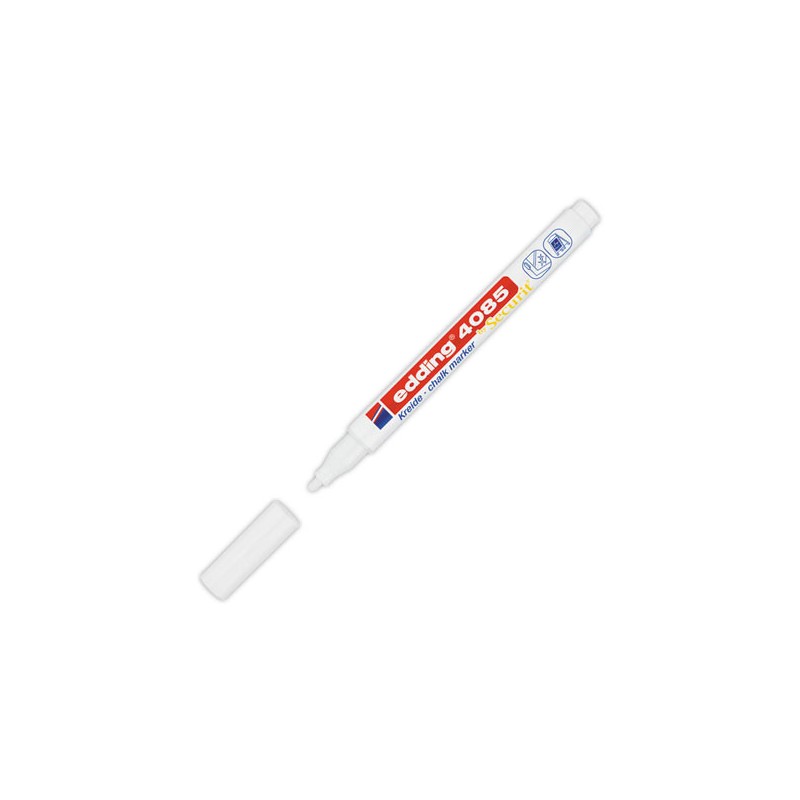 Marqueur craie liquide blanc E 4085  - Fiducial