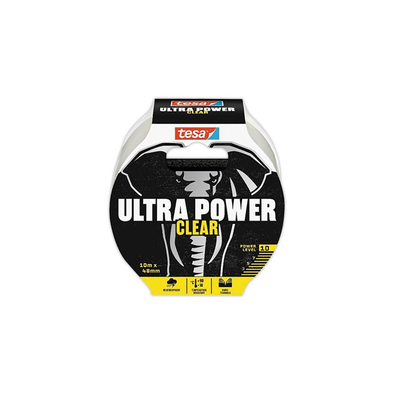 Ruban Tesa Ultra Power Clear 10 m x 48mm - Transparent  - Fiducial