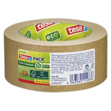 Ruban Tesapack papier kraft 50 m x 50 mm  - Fiducial