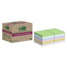 Blocs Post-It 7,6 X 7,6 cm, 70 feuilles - assortis  x12 - Fiducial
