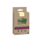 Notes grand format Super Sticky 102x152mm 4x45 feuilles - jaune  - Fiducial
