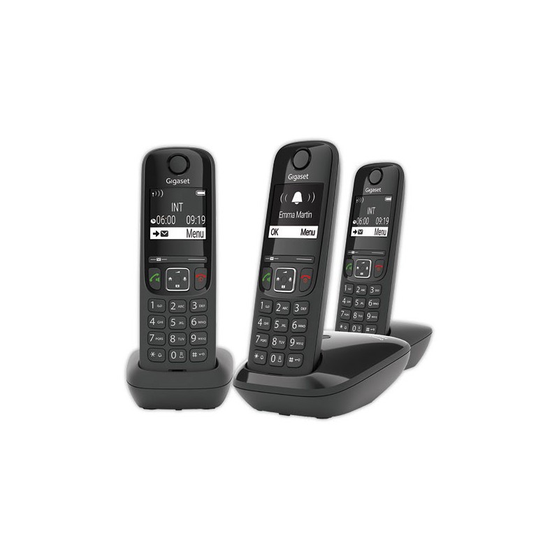 Trio téléphones sans fil Gigaset AS690  x3 - Fiducial