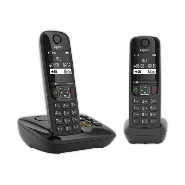 Duo téléphones sans fil Gigaset AS690Aavec répondeur  x2 - Fiducial