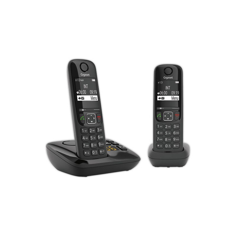Duo téléphones sans fil Gigaset AS690Aavec répondeur  x2 - Fiducial