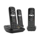 Trio téléphones sans fil Gigaset AS690A avec répondeur  x3 - Fiducial