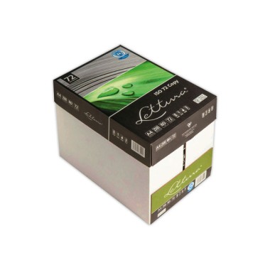 Ramettes 500f. papier blanc A4 80g 100% recyclé faible blancheur  x5 - Fiducial
