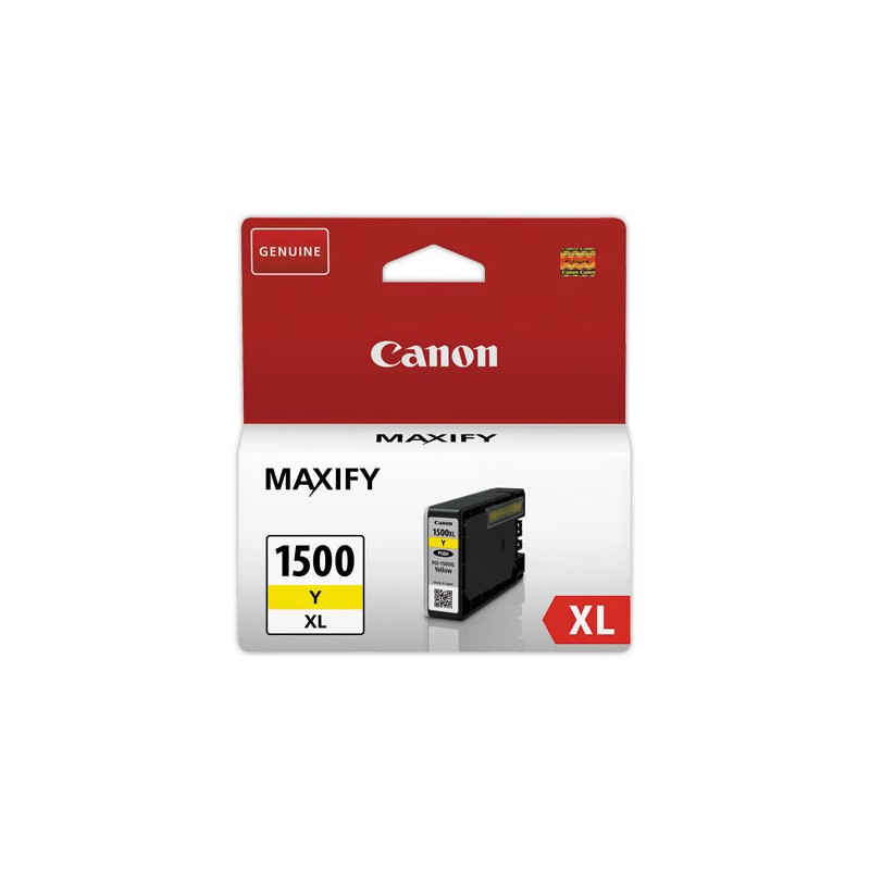 Cartouche CANON PGI1500XL jaune  - Fiducial