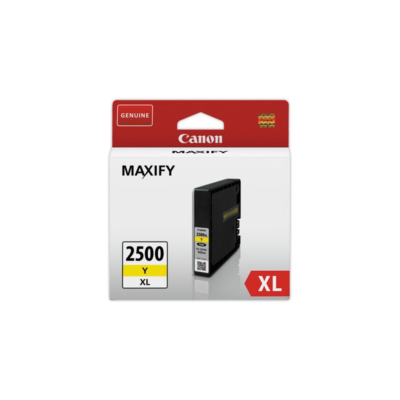 Cartouche CANON PGI2500XL jaune  - Fiducial