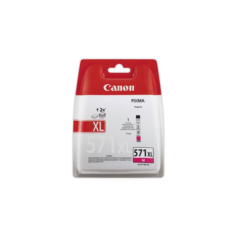Cartouche CANON CLI-571XL magenta  - Fiducial