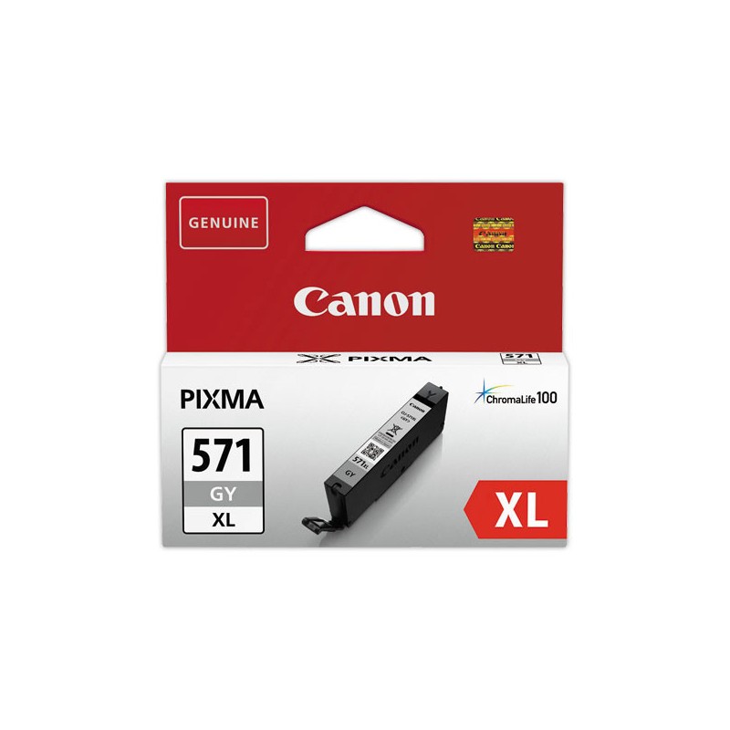 Cartouche CANON CLI-571XL gris  - Fiducial