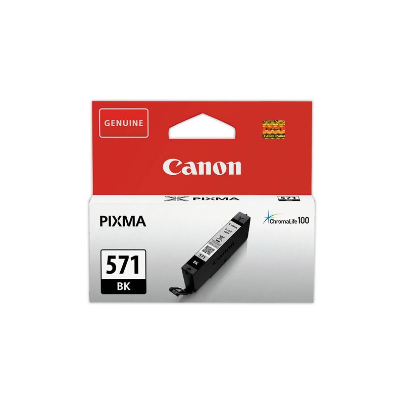 Cartouches CANON CLI-571 noire  - Fiducial