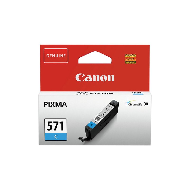 Cartouches CANON CLI-571 cyan  - Fiducial