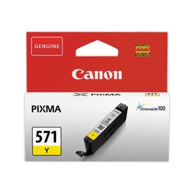Cartouches CANON CLI-571 jaune  - Fiducial