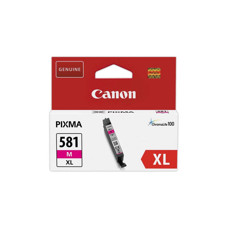 Cartouche CANON CLI-581XL magenta  - Fiducial