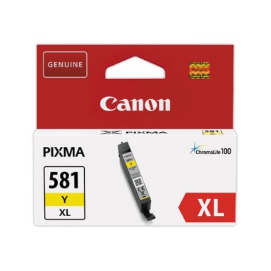 Cartouche CANON CLI-581XL jaune  - Fiducial