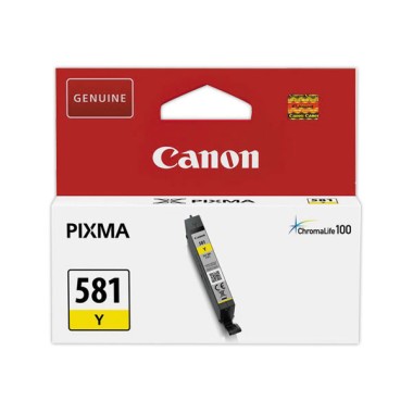 Cartouches CANON CLI-581 jaune  - Fiducial