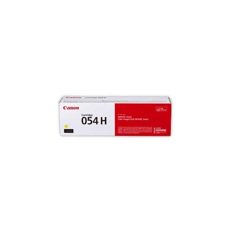 Toner CANON 054H Jaune  - Fiducial