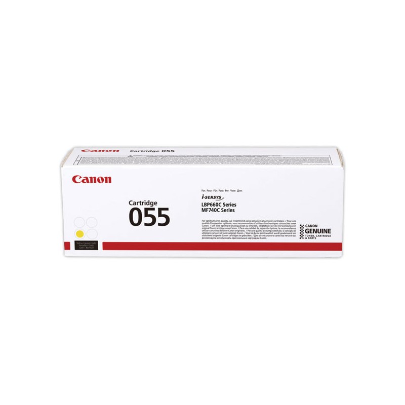 Toner CANON 055 Jaune  - Fiducial